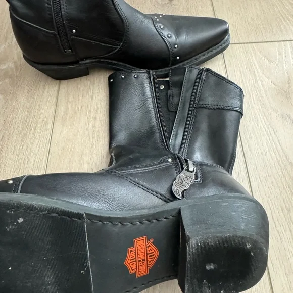 Harley Davidson cowboy boots - Picture 2 of 3